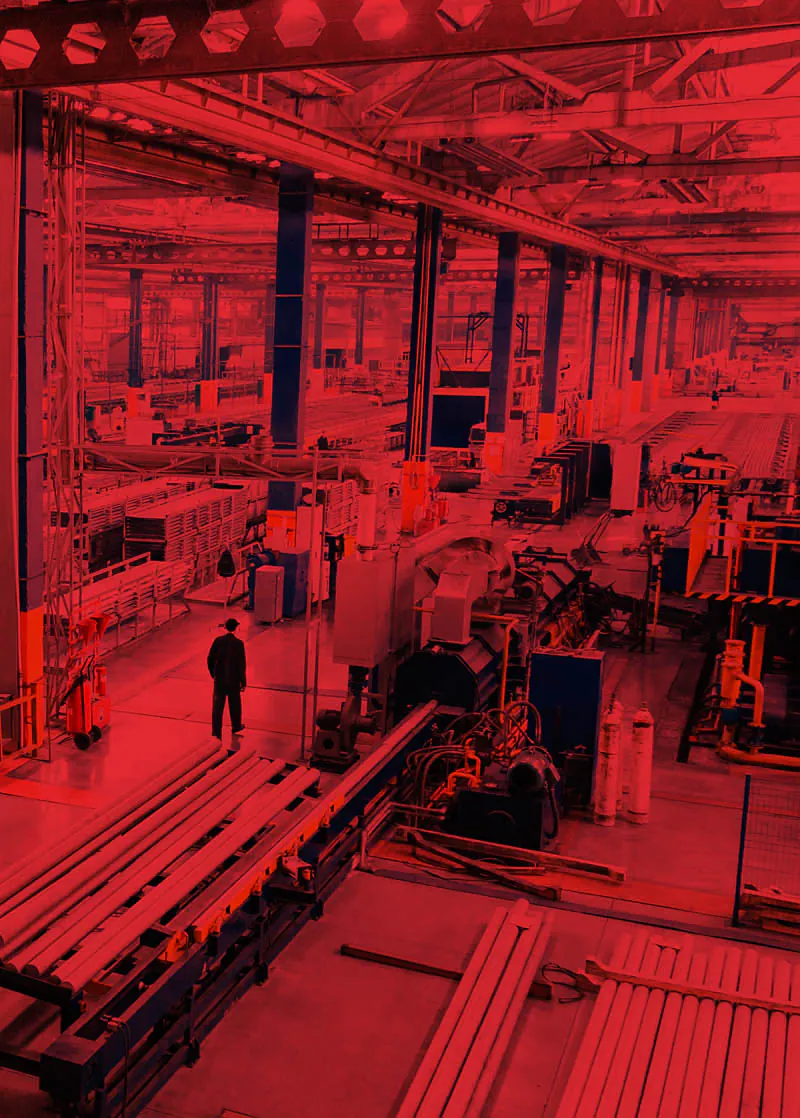 manufacturing with a red filter